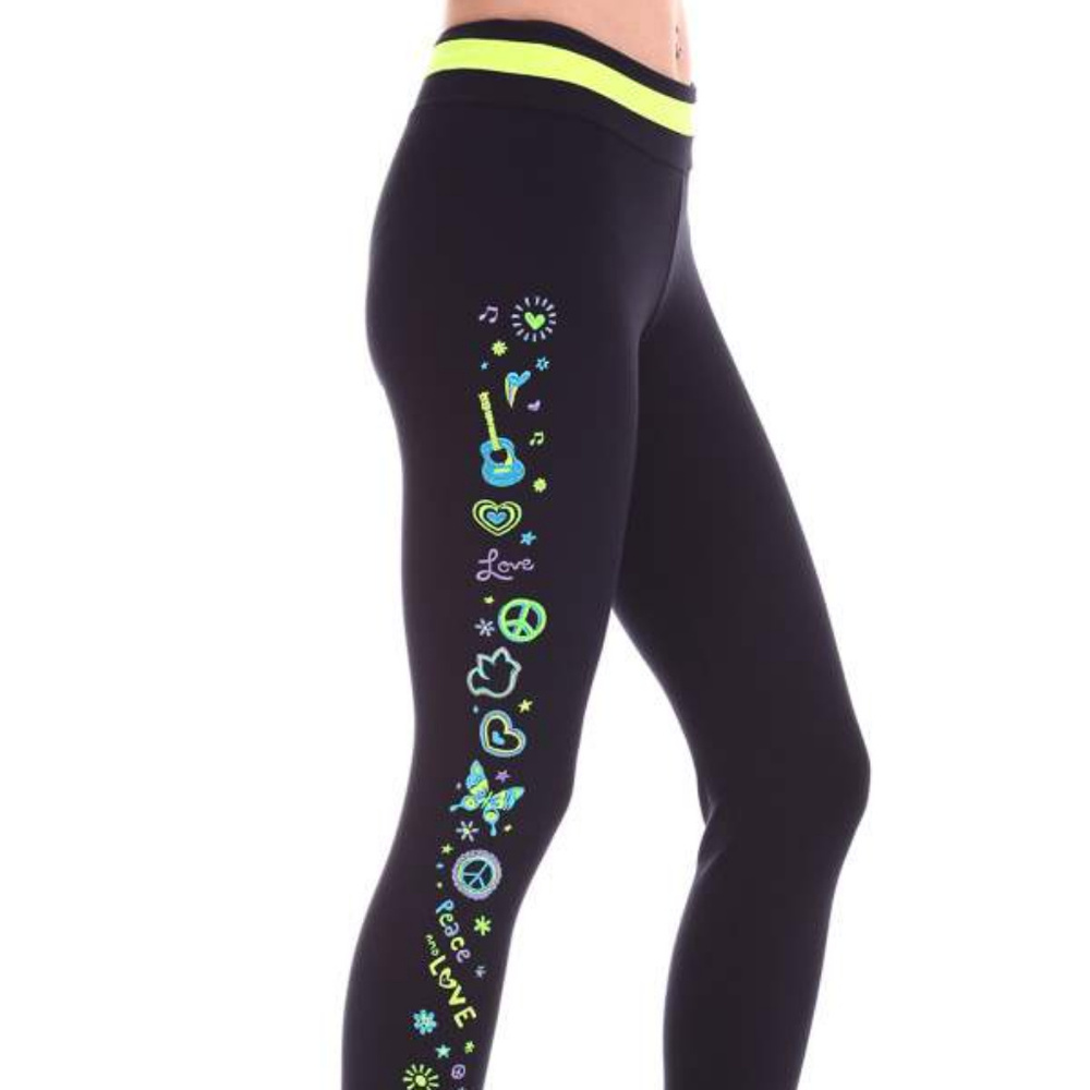 Margarita Activewear 14001TP Neon Peacelove Leggin